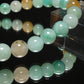 クリソコラインクォーツ ジャムシリカ ブレスレット タンザニア産 内周16.5㎝ 直径約7.7mm