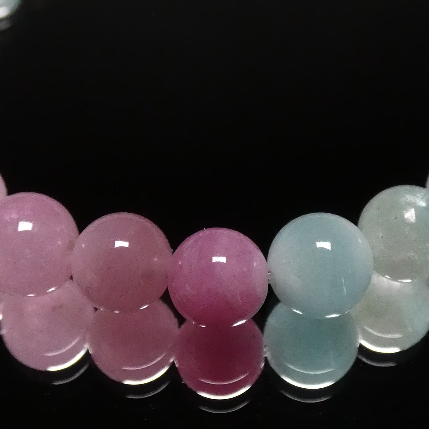 アフガントルマリン ブレスレット 5A 内周16㎝ 直径約6.8mm