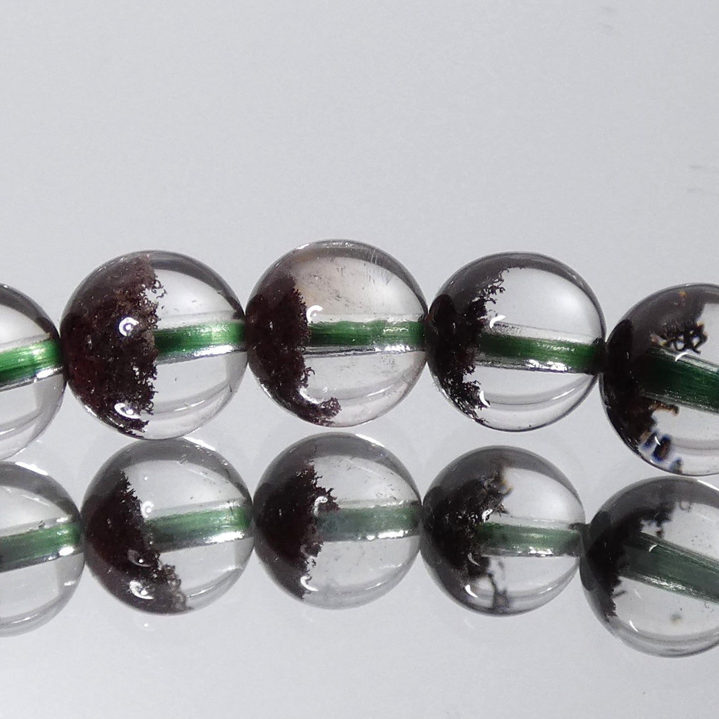 レッドガーデン ブレスレット 5A 内周15.5㎝ 直径約7.1mm【B2134】
