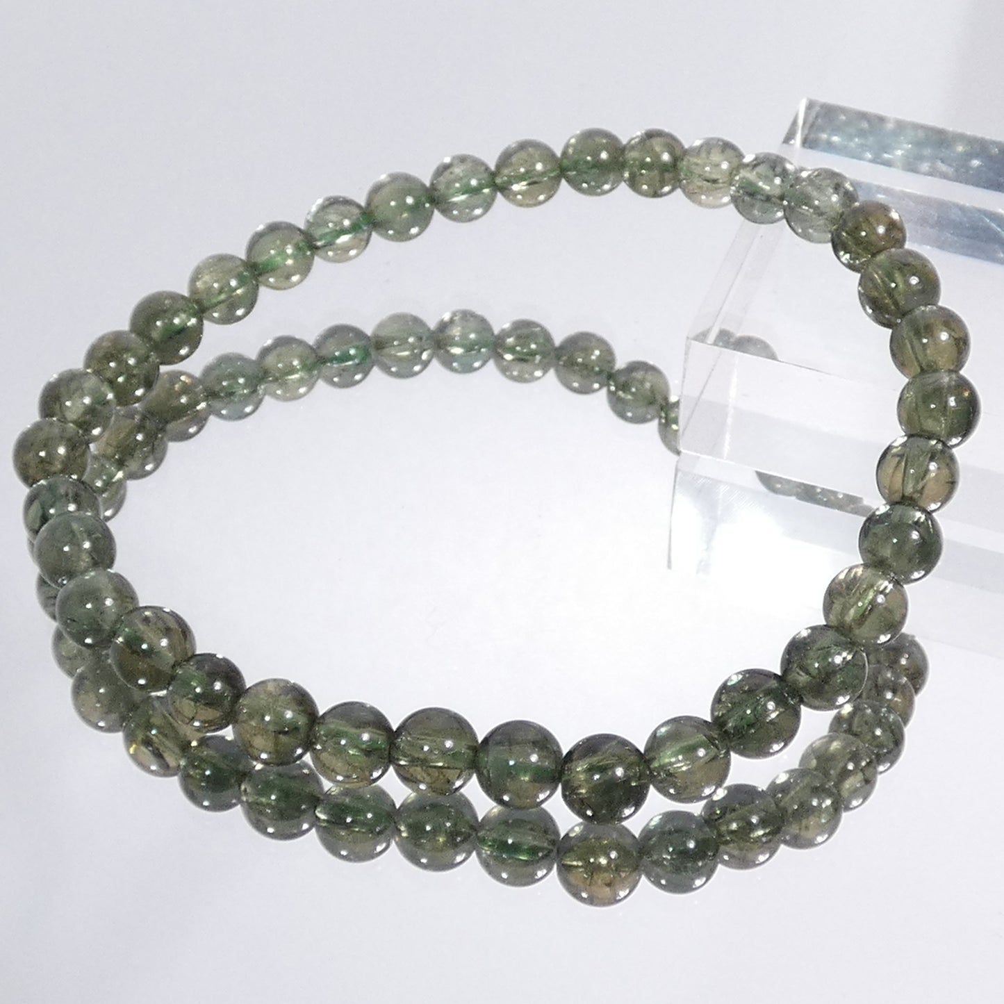 コーネルピン ブレスレット タンザニア産 5A 内周15㎝ 直径約5.1mm【B3476】