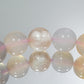 桜アゲート ブレスレット マダガスカル産 内周16.5㎝ 直径約10.0mm【B0003】