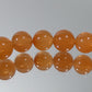 レッドラビットヘアクォーツ ブレスレット 5A 内周16.5㎝ 直径約7.2mm【B0056】