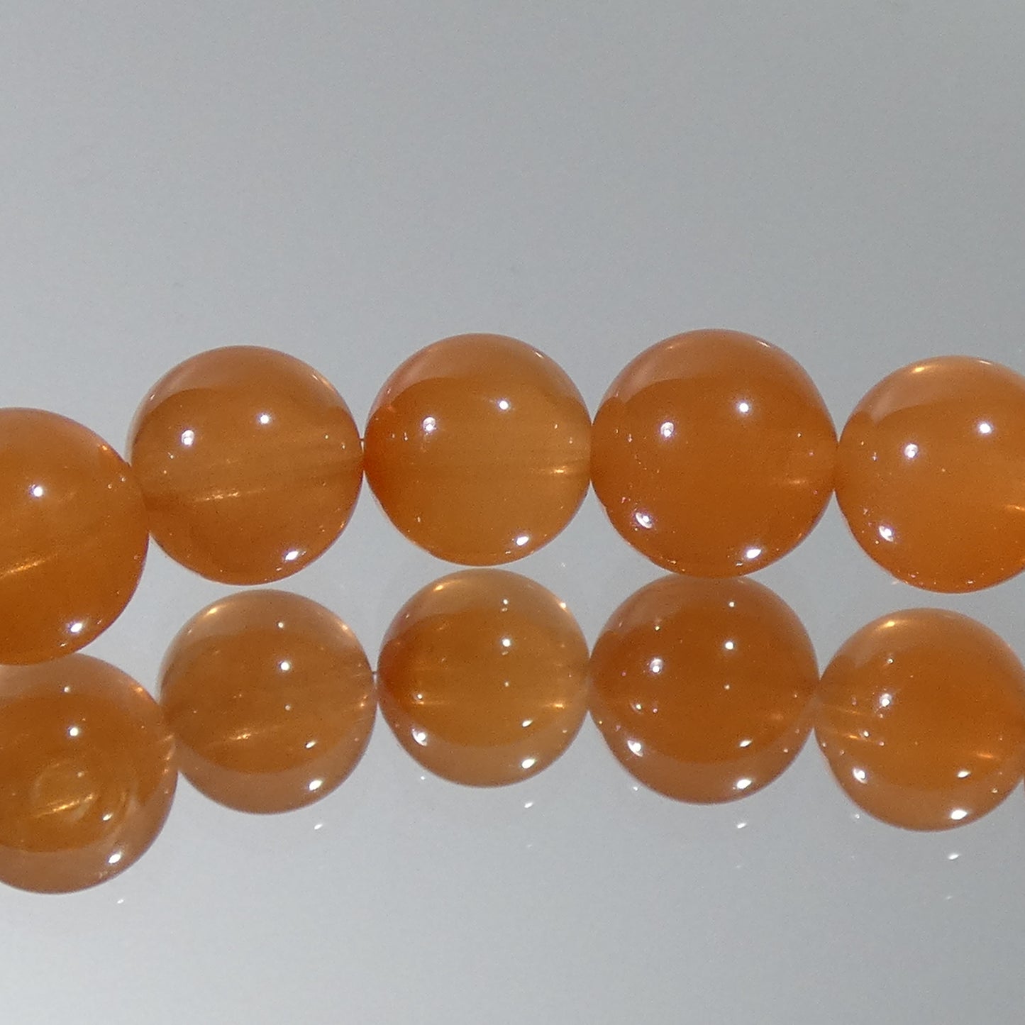 レッドラビットヘアクォーツ ブレスレット 5A 内周16.5㎝ 直径約7.2mm【B0056】