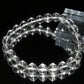 ホワイトトパーズ ブレスレット 5A 内周16㎝ 直径約8.1mm【B0025】