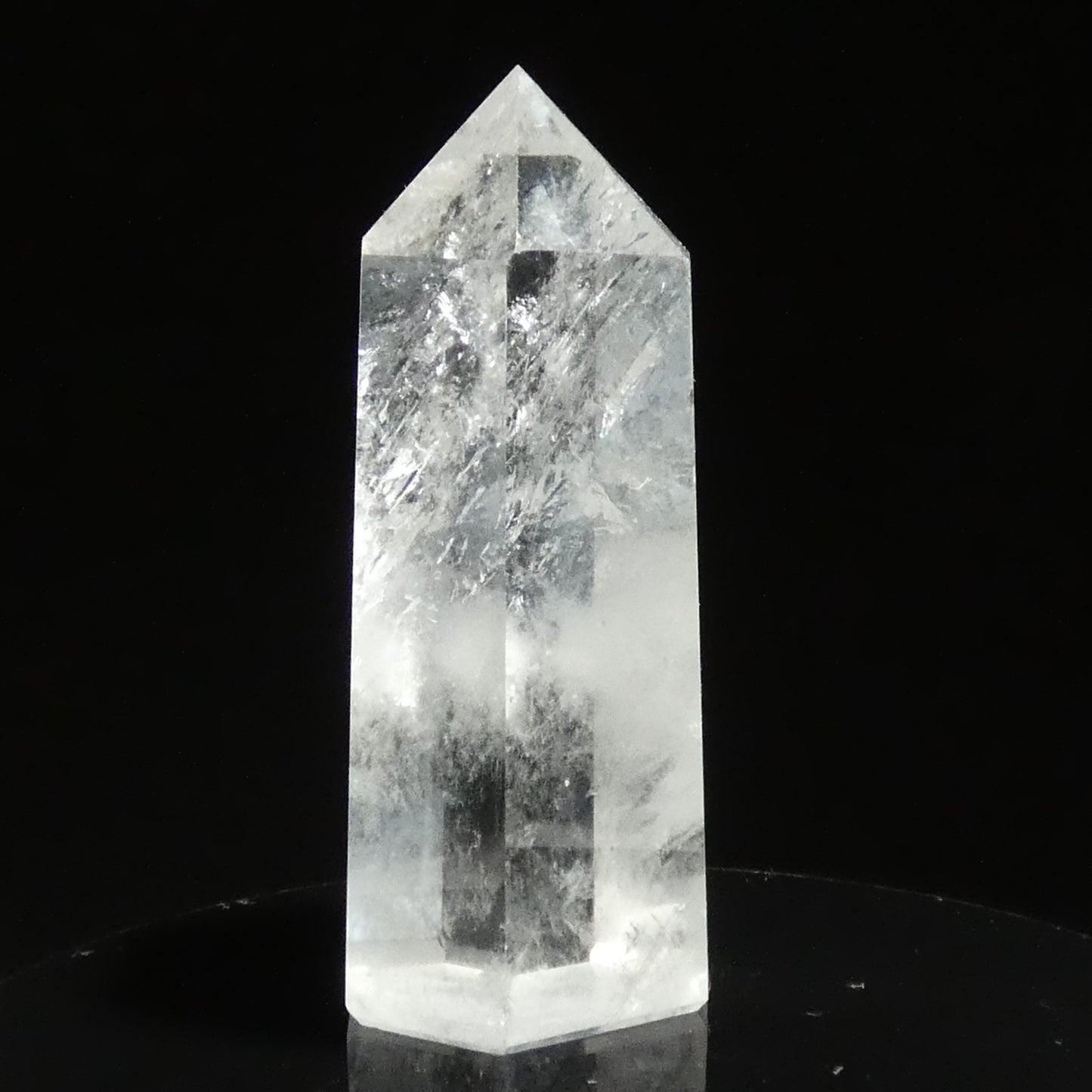 水晶ポイント ブラジル産 高さ約6.7cm 幅約3㎝ 奥行約2.9cm 約79g【G0108】