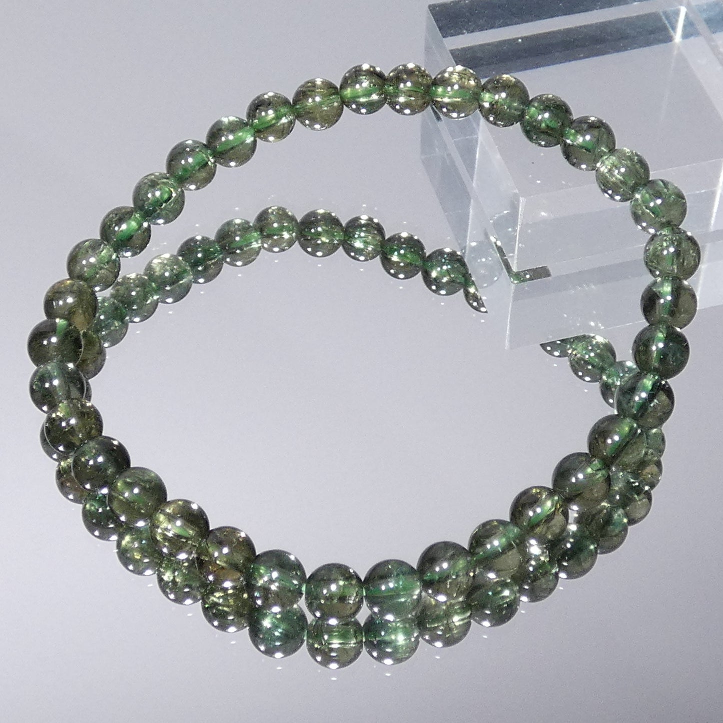 コーネルピン ブレスレット タンザニア産 5A 内周15㎝ 直径約5.0mm【B0149】