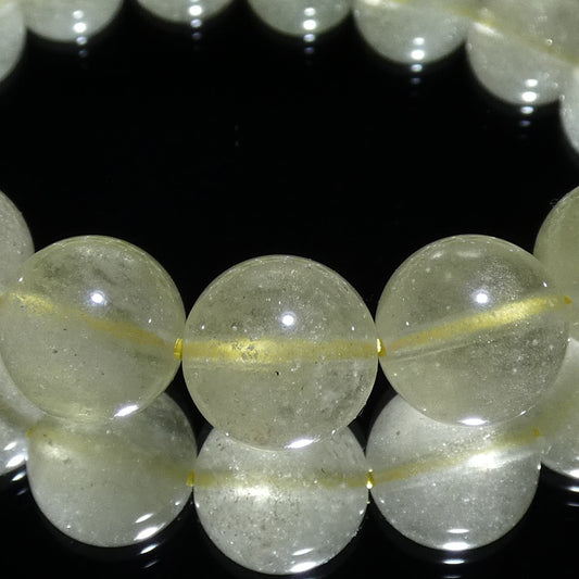 リビアングラス ブレスレット エジプト産 4A 内周16.5㎝ 直径約12.0mm【B0214】