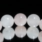 ローズクォーツ ブレスレット ブラジル産 4A 内周17.5㎝ 直径約13.4mm【B0211】