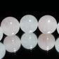ローズクォーツ 桜ピンク ブレスレット ブラジル産 4A 内周17.5㎝ 直径約12.8mm【B0209】