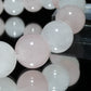 ローズクォーツ 桜ピンク ブレスレット ブラジル産 4A 内周17.5㎝ 直径約12.8mm【B0209】