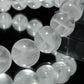 ホワイトファントムクォーツ ブレスレット 3A 内周16㎝ 直径約10.2mm【B0127】