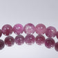 レッドトルマリン(ルベライト) ブレスレット アフガニスタン産 3A 内周15.5㎝ 直径約5.7mm【B0265】