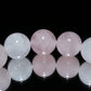 ローズクォーツ 桜ピンク ブレスレット ブラジル産 4A 内周17.5㎝ 直径約12.8mm【B0209】