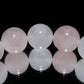 ローズクォーツ ブレスレット ブラジル産 4A 内周17.5㎝ 直径約13.4mm【B0211】