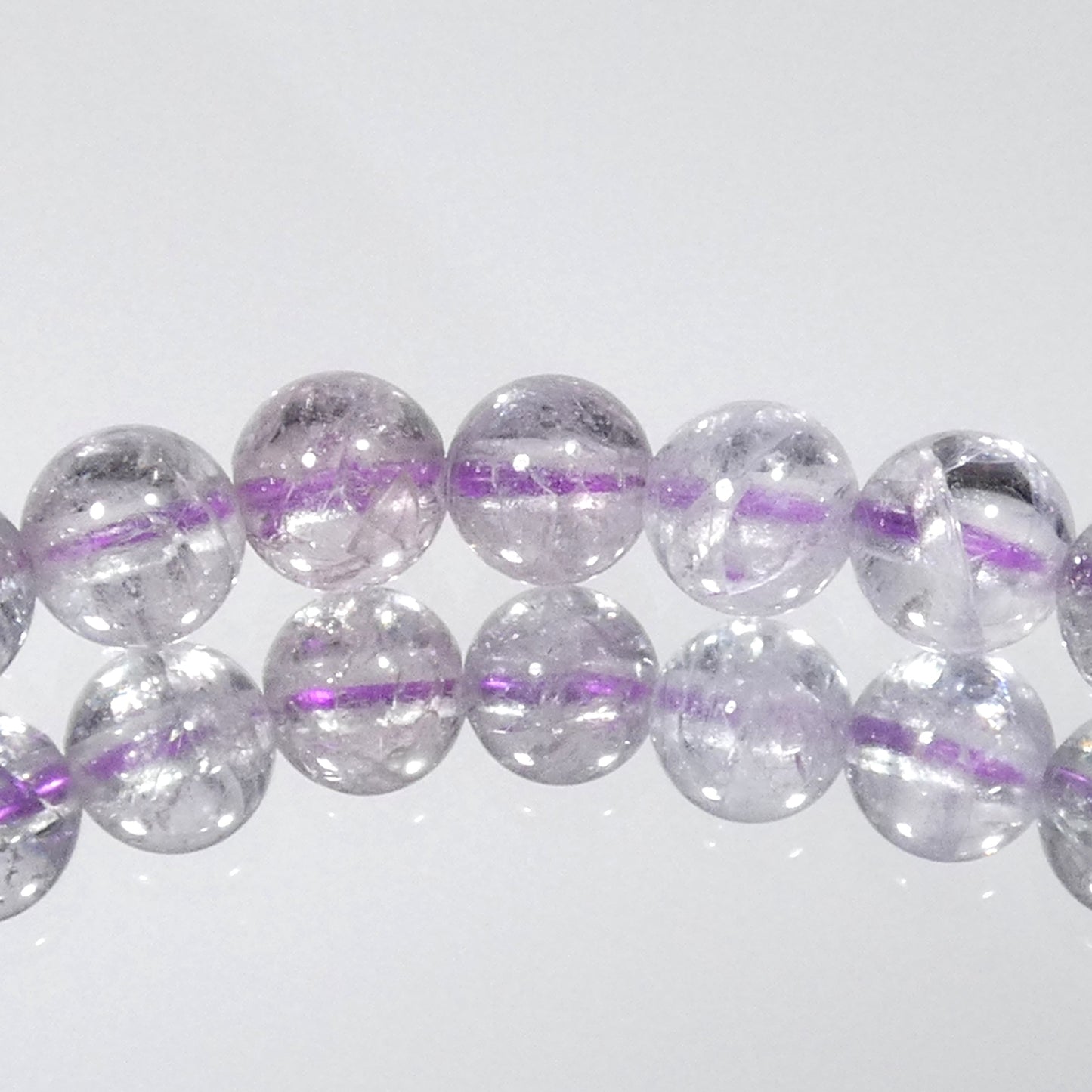 スピネル ブレスレット ミャンマー産 5A+ 内周16㎝ 直径約5.3mm【B0296】