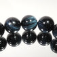 ブルータイガーアイ ブレスレット 5A 内周15.5㎝ 直径約10mm【B0228】