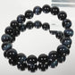 ブルータイガーアイ ブレスレット 5A 内周15.5㎝ 直径約10mm【B0266】