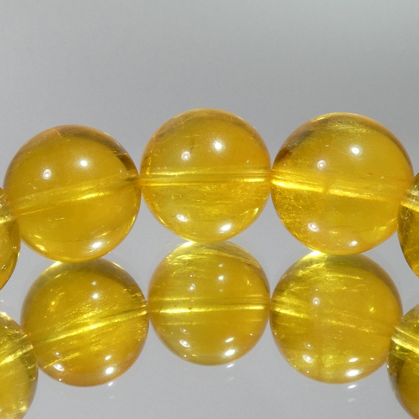 フローライト ブレスレット 5A 内周16.5㎝ 直径約13.3mm【B0279】
