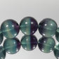 ブルーフローライト ブレスレット 5A 内周15.5㎝ 直径約14.5mm【B0301】
