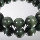 グリーンキャッツアイ ブレスレット 3A 内周16.5㎝ 直径約12mm【B0329】