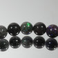 ブラックオパール ブレスレット オーストラリア産 4A 内周15.5㎝ 直径約6.4mm【B0536】