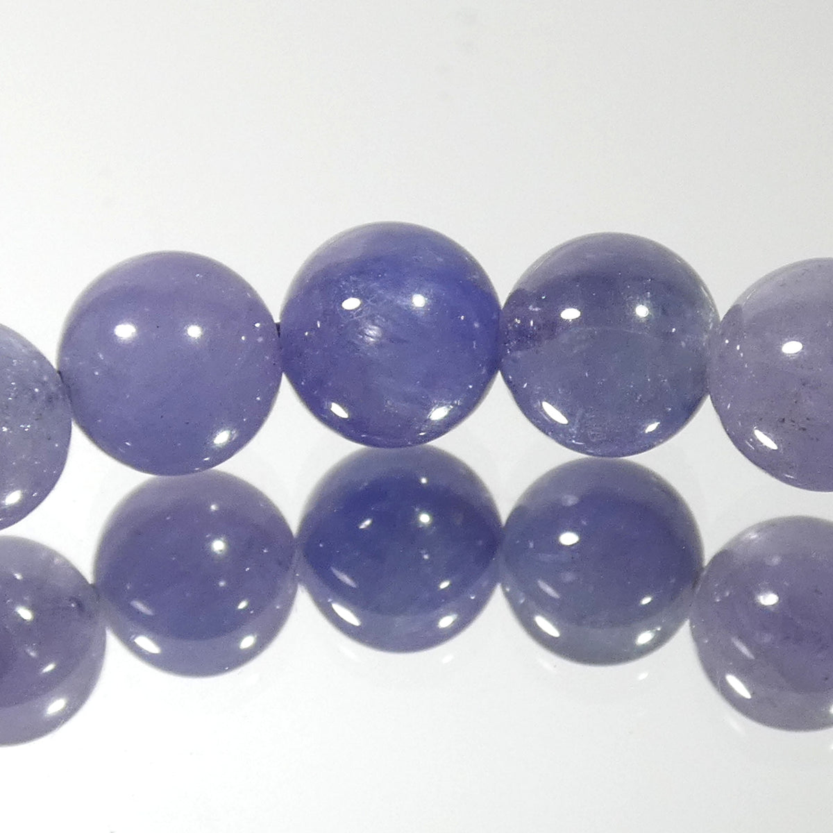 タンザナイト マルチカラー ブレスレット 3A+ 内周15.5㎝ 直径約7.2mm【B0379】