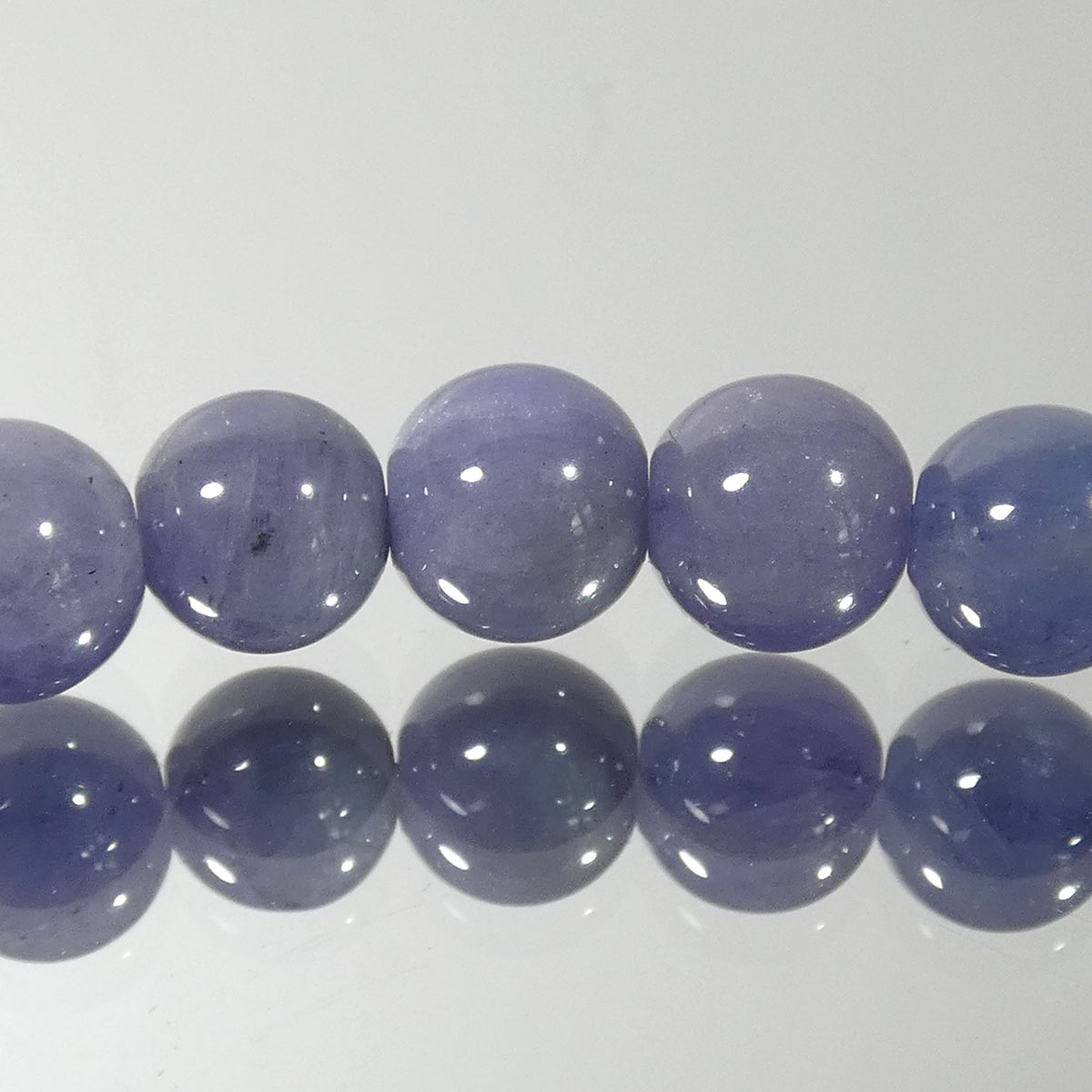 タンザナイト ブレスレット お買得!  3A 内周15.5㎝ 直径約6.3mm【B0392】