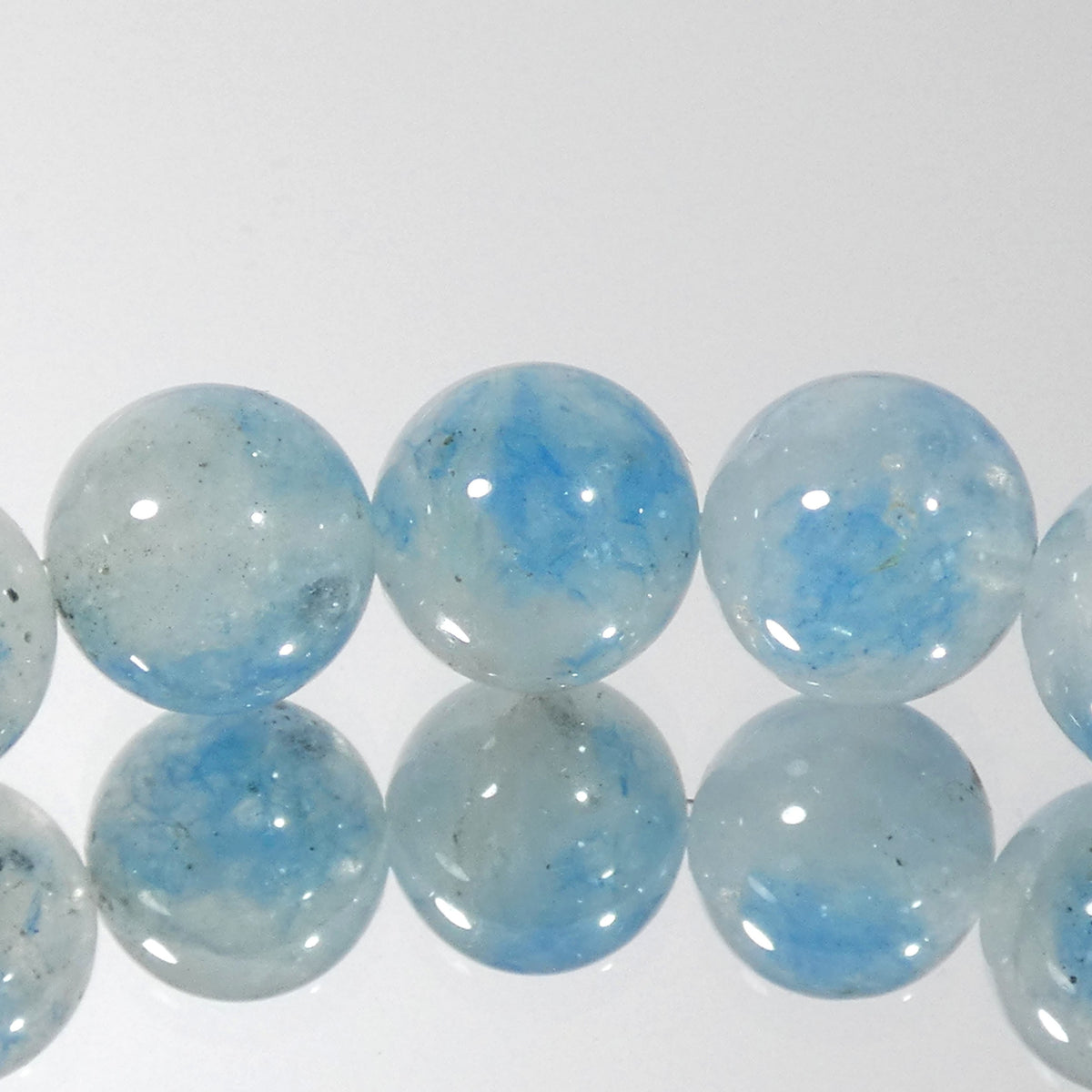 グラノブラスチッククォーツ ブレスレット 最高級 アフガニスタン産 5A+ 内周15.5㎝ 直径約8.6mm【B0404】