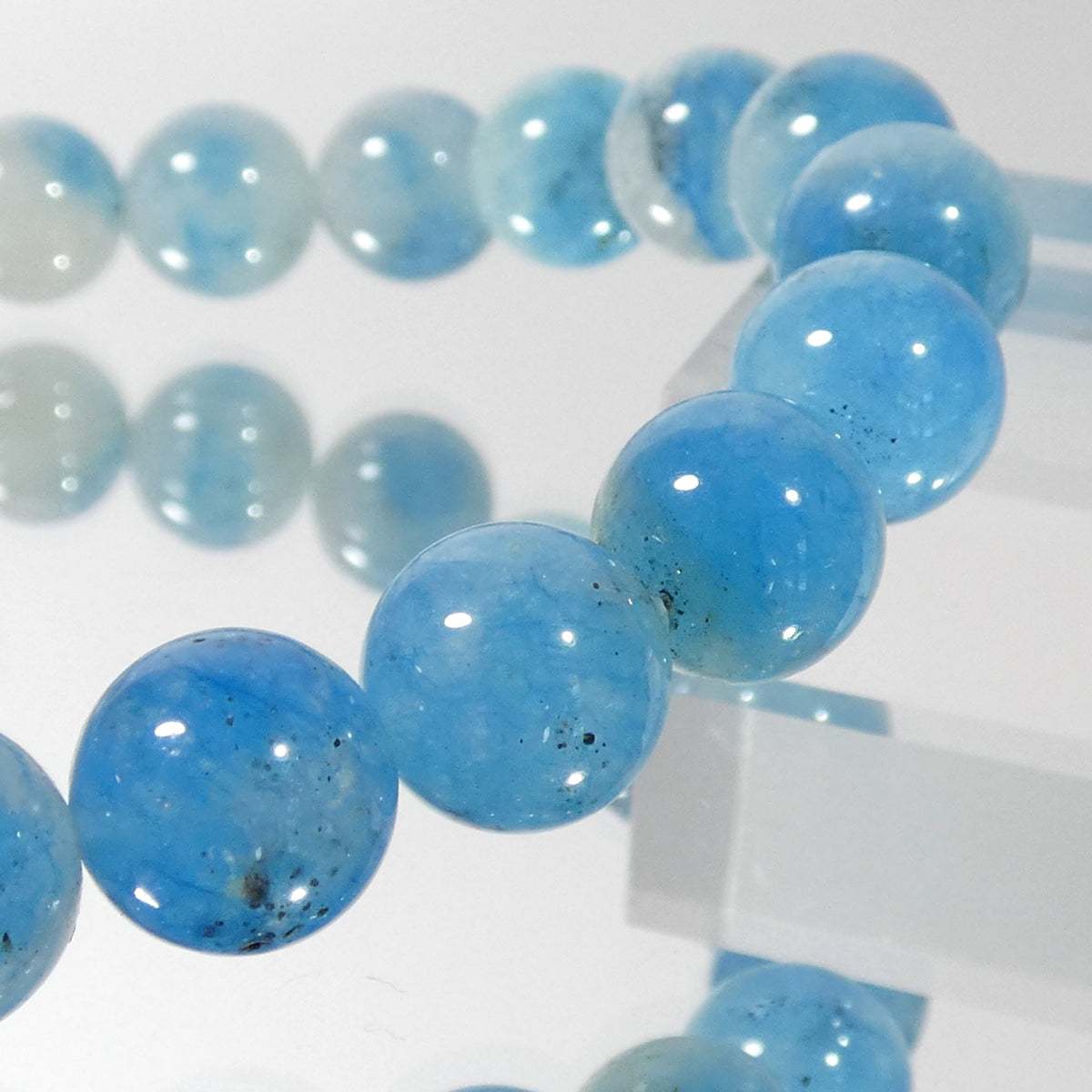 グラノブラスチッククォーツ ブレスレット 最高級 アフガニスタン産 5A+ 内周15.5㎝ 直径約8.6mm【B0405】