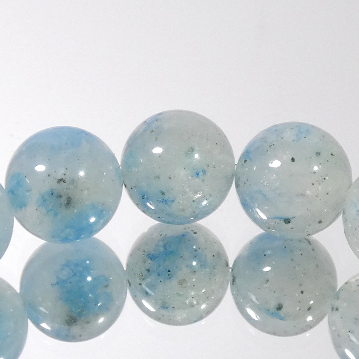 グラノブラスチッククォーツ ブレスレット 最高級 アフガニスタン産 5A+ 内周15.5㎝ 直径約8.6mm【B0405】