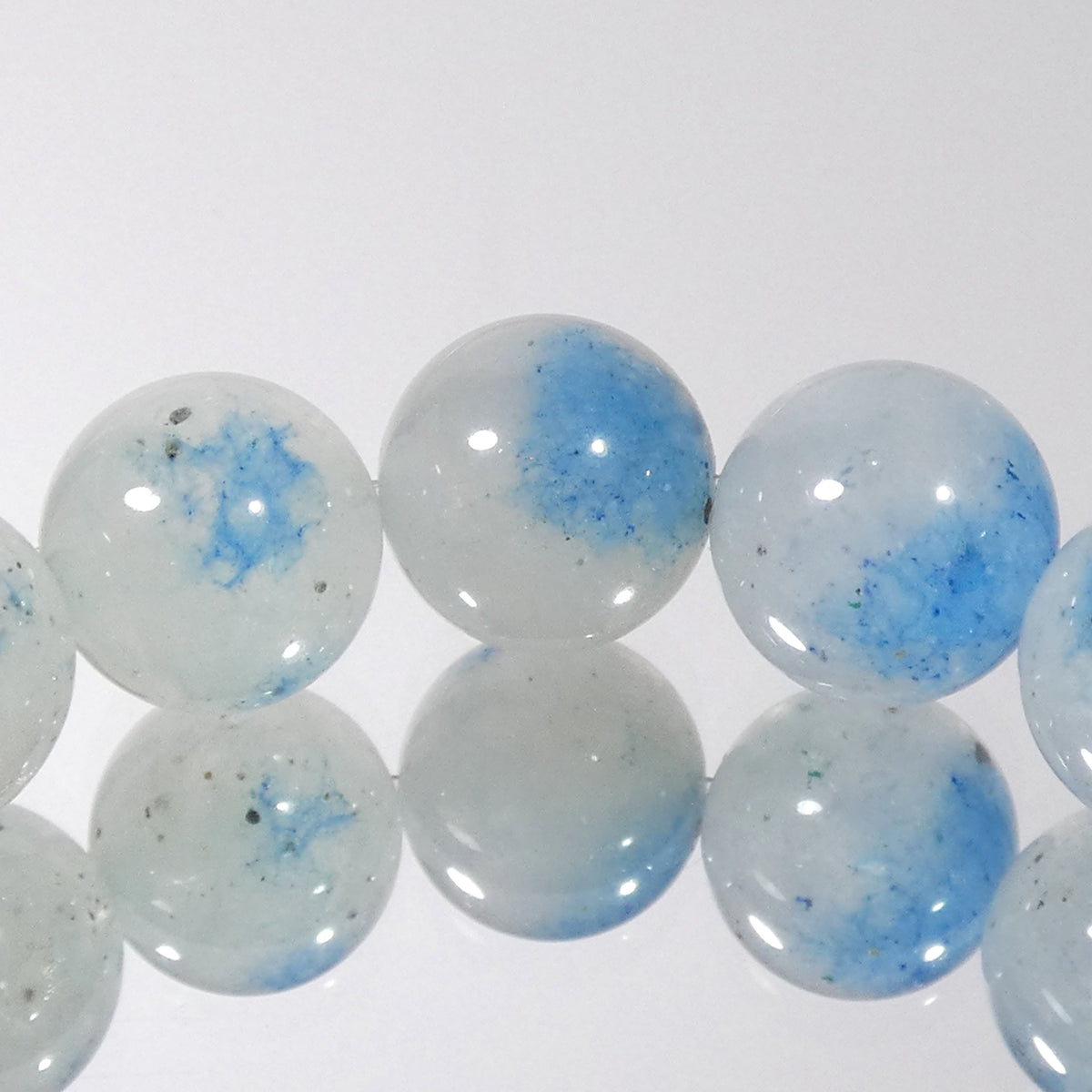 グラノブラスチッククォーツ ブレスレット 最高級 アフガニスタン産 5A+ 内周15.5㎝ 直径約8.6mm【B0406】