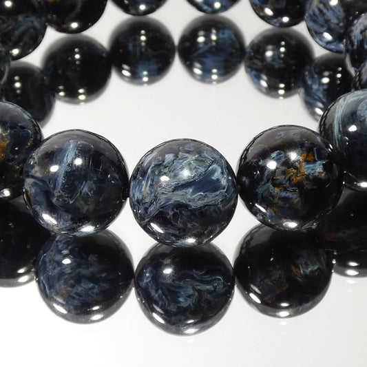 【極上品】ピーターサイト ブレスレット ナミビア産 5A+ 内周16.5㎝ 直径約14mm【B0527】