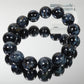 【極上品】ピーターサイト ブレスレット ナミビア産 5A+ 内周16.5㎝ 直径約14mm【B0527】