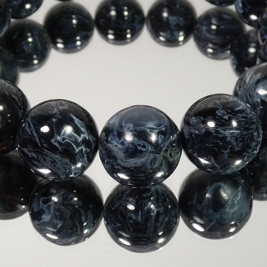 【極上品】ピーターサイト ブレスレット ナミビア産 5A 内周16.5㎝ 直径約13mm【B0528】